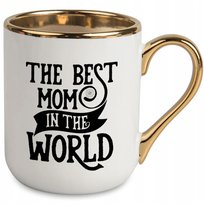 Kubek Elegant THE BEST MOM IN THE WORLD Na Prezent Dla Mamy TOP100 WZORY