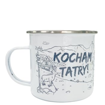 Kubek emaliowany 450 ml - Kocham Tatry! TravelSet - TravelSet