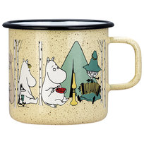 Kubek emaliowany Muminki w plenerze Muurla 800 ml