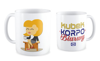 Kubek FAJNEKUBKI Korpo Biurwa, biały, 330 ml - fajneKUBKI