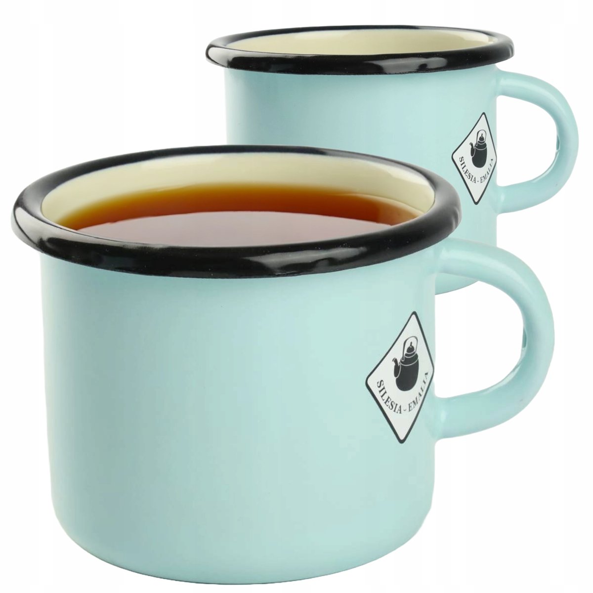 Kubek G adki Emaliowany Turkusowy 500Ml 9Cm Solidny Na Herbat I Kaw kubek-g-adki-emaliowany-turkusowy-500ml-9cm-solidny-na-herbat-i-kaw