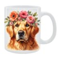 Kubek Golden Retriever - Kolekcja Floral - Inny producent