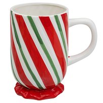 Kubek Jumbo, Joyful Xmas, Paski, 1000 ml