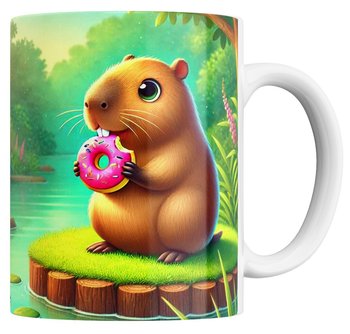 Kubek Kapibara 330Ml Ceramiczny Z Napisem I Nadrukiem Prezent Dla Dziecka - Inny producent