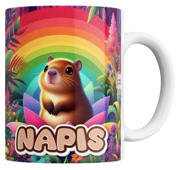 Kubek Kapibara 330Ml Ceramiczny Z Napisem I Nadrukiem Prezent Dla Dziecka - Inny producent