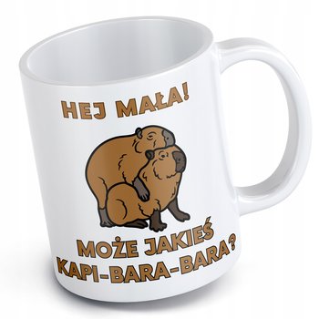 Kubek kapibara kapi-bara-bara zabawny zbliżenie związek czułość zaloty - Kubkotwórnia