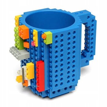 Kubek + klocki Lego FRAHS, niebieski, 350 ml - Frahs