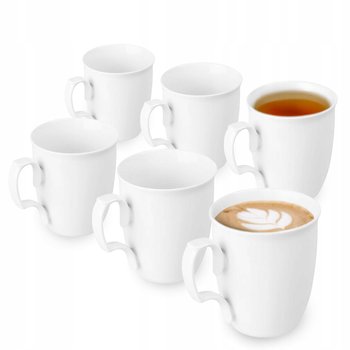 Kubek kubki zestaw porcelanowy MariaPaula Biała 360 ml 6 sztuk - MARIAPAULA