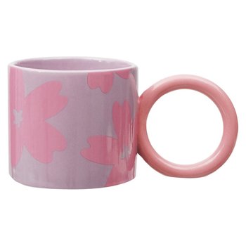 Kubek Kwiatek, Hello Spring, Fioletowy, 300 ml - Empik