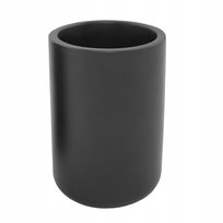 Kubek Łazienkowy Na Szczoteczki, Drewniany, Czarny, Stylowy