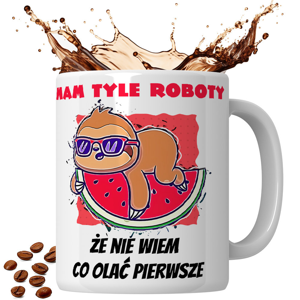 Kubek Leniwiec Tyle Roboty - VoloDonum | Sklep EMPIK.COM