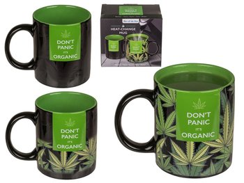 Kubek magiczny OUT OF THE BLUE Liść marychy, 320 ml - Out Of The Blue