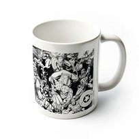 Kubek Marvel Retro Superheroes Spiderman Prezent dla Chłopaka Kubki 315 ml