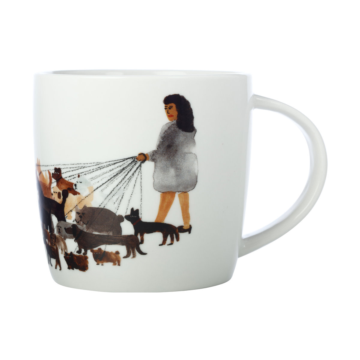 Maxwell & Williams Tazza Da Caffè Best Furry Friends 400 Ml: Tazza In Porcellana Con Motivo Cane, Regalo In Confezione