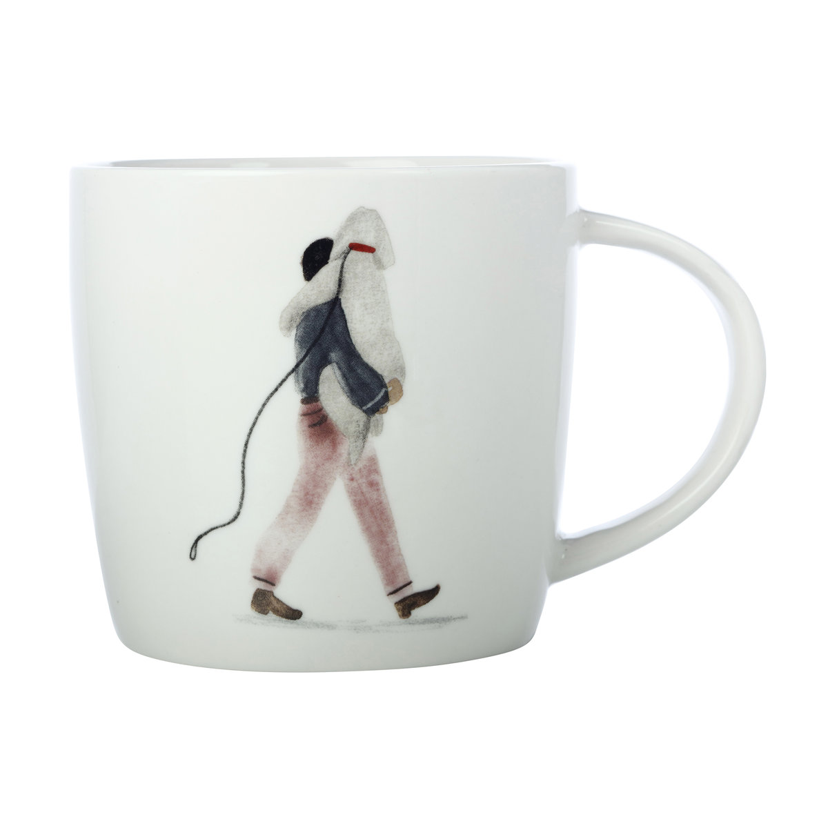 Maxwell & Williams Becher Feline Friends - Belly Up, Tasse, Porzellan, 400 ml eB