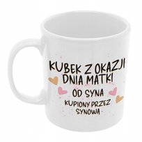 KUBEK na DZIEŃ MATKI mamy PREZENT dla teściowej / kubeczkovo od syna kupiony przez synową z okazji dnia mamy