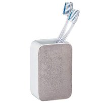 Kubek na szczoteczki WENKO Ambila Rose, biało-różowy, 12x7,5x6,5 cm