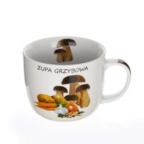 Kubek na zupę z przepisem - Grzybowa, 730ml Banquet