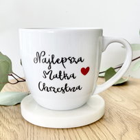 Kubek   Najlepsza Matka Chrzestna prezent w podziękowaniu rodzicom chrzestnym