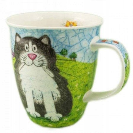 Dunoon Becher 'Happy Cats' Rotblond – 0,48l Aus Feinem Bone China