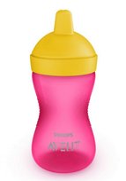 Kubek niekapek PHILIPS AVENT SCF804/04 - 300 ml różowy 18m+ twardy ustnik antypoślizgowy bez BPA mycie w zmywarce podróż szczelny dla dzieci