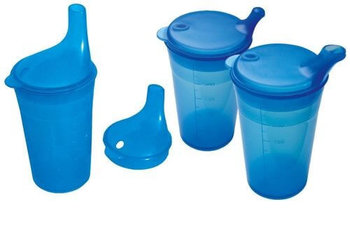 Kubek plastikowy Bezpieczny do jedzenia i picia 250 ml, PDS CARE Niebieski - PDS CARE