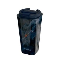 Kubek Plastikowy Quokka Vaso Cafe Doble Pared - Z Podwójnymi Ściankami 450 Ml (Dark Stone)
