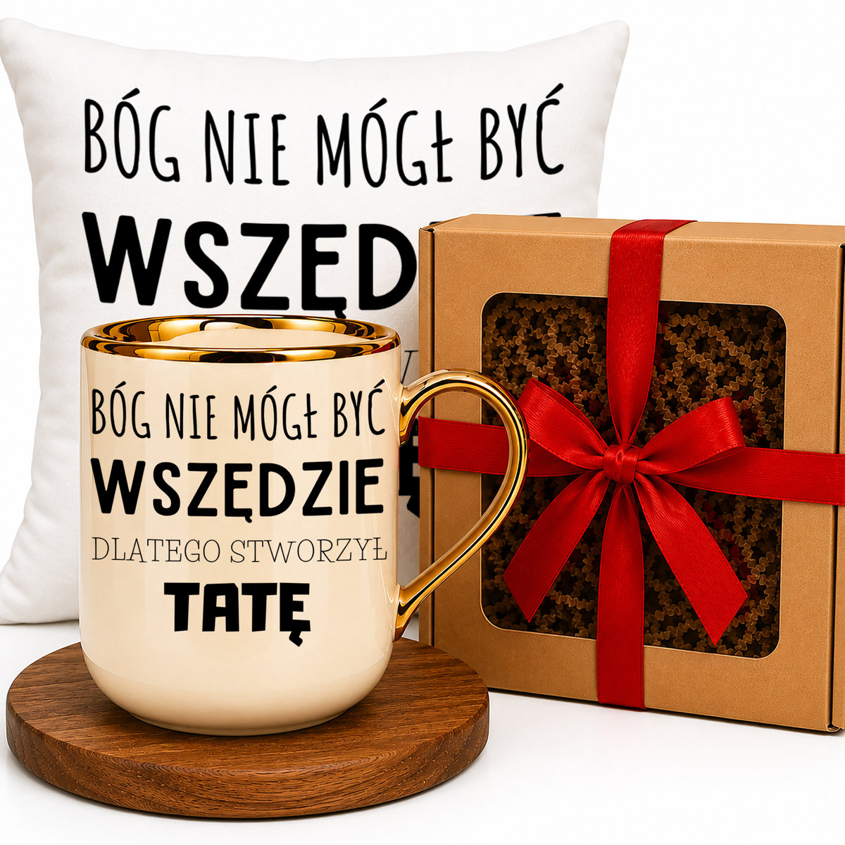 KUBEK PODUSZKA DLA TATY PREZENT NA DZIE OJCA PODZI KOWANIE WESELE LUB kubek-poduszka-dla-taty-prezent-na-dzie-ojca-podzi-kowanie-wesele-lub