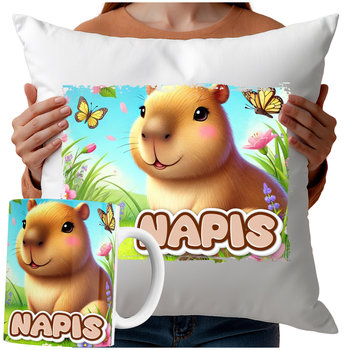 Kubek Poduszka Kapibara 330Ml 40X40Cm  Z Napisem I Nadrukiem Prezent - Inny producent