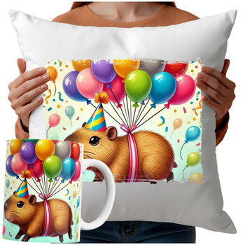 Kubek Poduszka Kapibara 330Ml 40X40Cm  Z Napisem I Nadrukiem Prezent - Inny producent
