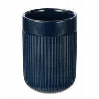 Kubek Pojemnik Łazienkowy Na Szczoteczki, Granatowy, Ceramika