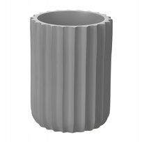 Kubek Pojemnik Na Szczoteczki Pędzle Do Łazienki Szary 7,5X,7,5X10