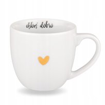 Kubek Porcelanowy 300 ml - Chłoń Dobro Złote Serce
