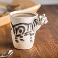 Kubek porcelanowy, 3D kot, 400 ml, Gift World, biały - GM
