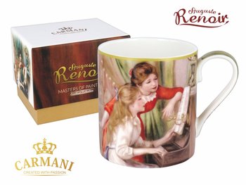 Kubek porcelanowy, A.Renoir - Dziewczęta przy paninie, 380 ml, Carmani - Carmani