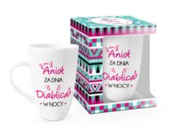 Kubek porcelanowy All About Me, Anioł za dnia, 400 ml, BGtech BGtech