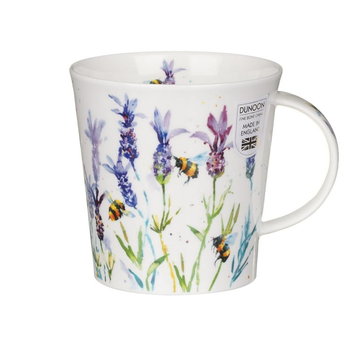 Kubek porcelanowy Cairngorm - Busy Bees Lavender, Trzmiele I Lawenda 480 ml, Dunoon - Dunoon