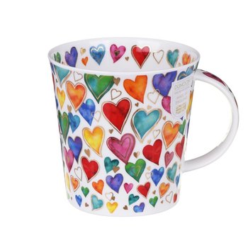 Kubek porcelanowy Cairngorm - Dazzle Hearts, Serca 480 ml, Dunoon - Dunoon