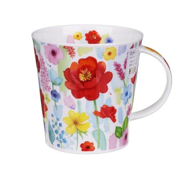 Kubek porcelanowy Cairngorm - Floral Burst Red, Kwiatki 480 ml, Dunoon - Dunoon