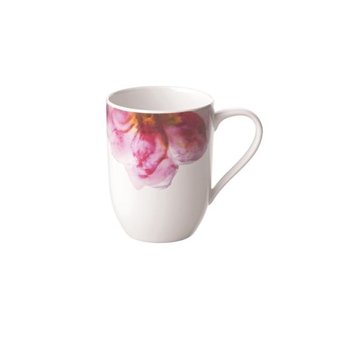 Kubek porcelanowy, kwiaty, Rose Garden, 340 ml, Villeroy & Boch - Villeroy & Boch