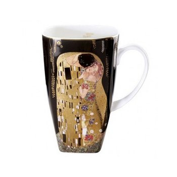Kubek porcelanowy Pocałunek Gustav Klimt Artis Orbis 450 ml Goebel - Goebel