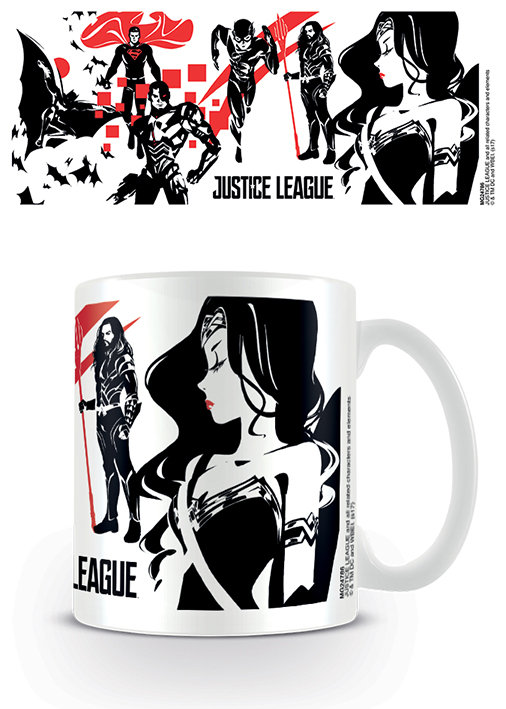 Pyramid International: Tazza In Ceramica Justice League Heroes Per Veri Fan
