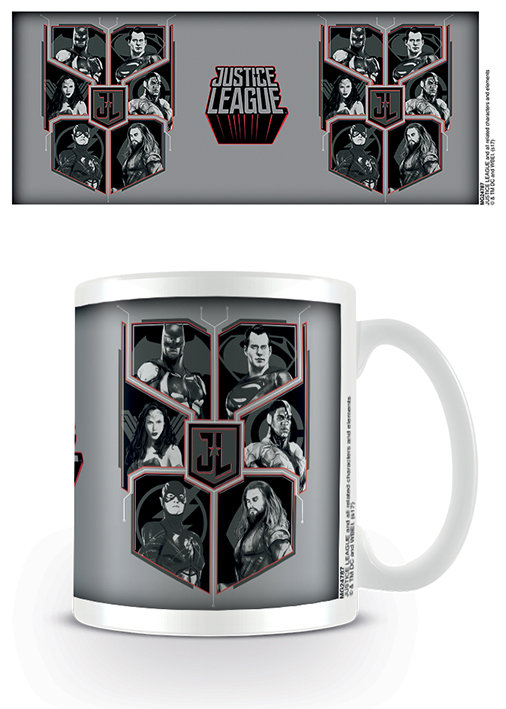 Pyramid International: Tazza In Ceramica Justice League Heroes Per Veri Fan