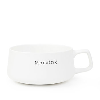 Kubek porcelanowy VAMOS morning biały 300 ml Homla - Homla