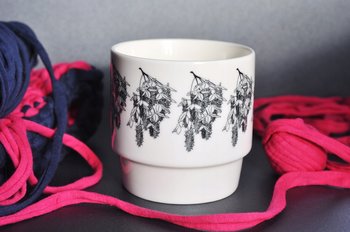 Kubek porcelanowy z illustracją w japońskim stylu, Sowia Aleja, 300ml - Inny producent