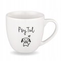 Kubek porcelanowy, z napisami, Psy Tul, 300 ml, Nadzwyczajnie, biały - Nadzwyczajnie