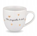 Kubek porcelanowy, z napisami, Taka przyjaciółka to skarb, 300 ml, Nadzwyczajnie, złoty - Nadzwyczajnie