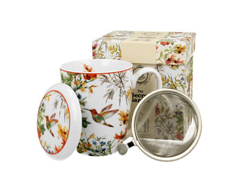 Kubek porcelanowy, z zaparzaczem, 360 ml, DUO Gift - Duo