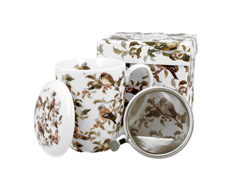 Kubek porcelanowy, z zaparzaczem, 360 ml, DUO Gift - Duo