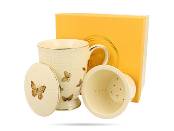 Kubek porcelanowy, z zaparzaczem, 400 ml, DUO Gift - Duo